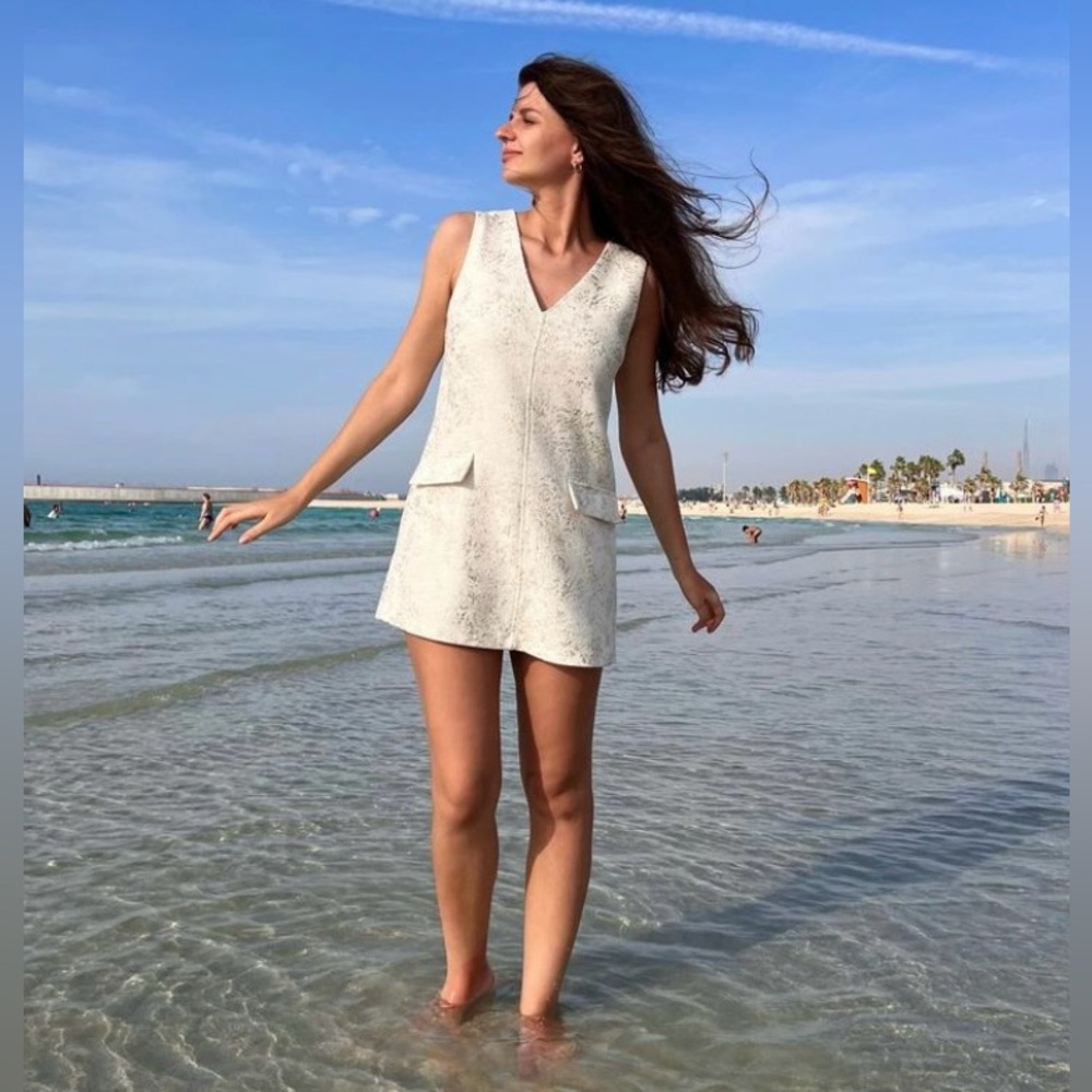 ZARA BLOGGERS’ FAVORITE FOIL MINI DRESS